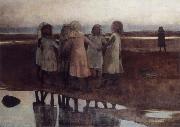 William Stott of Oldham The Kissing Ring oil painting reproduction